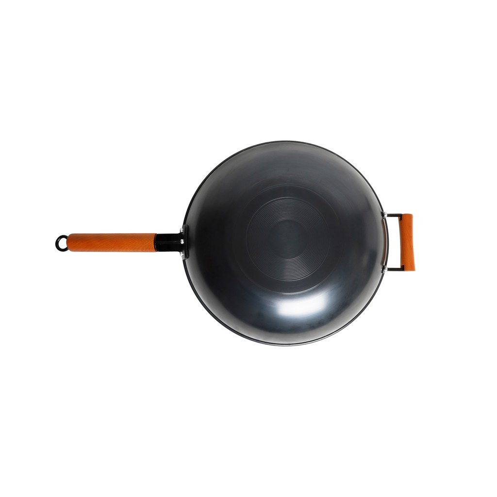 Grill King Asia nitrirani wok z dvema ročajema in ravnim dnom, 34 cm - slika 6