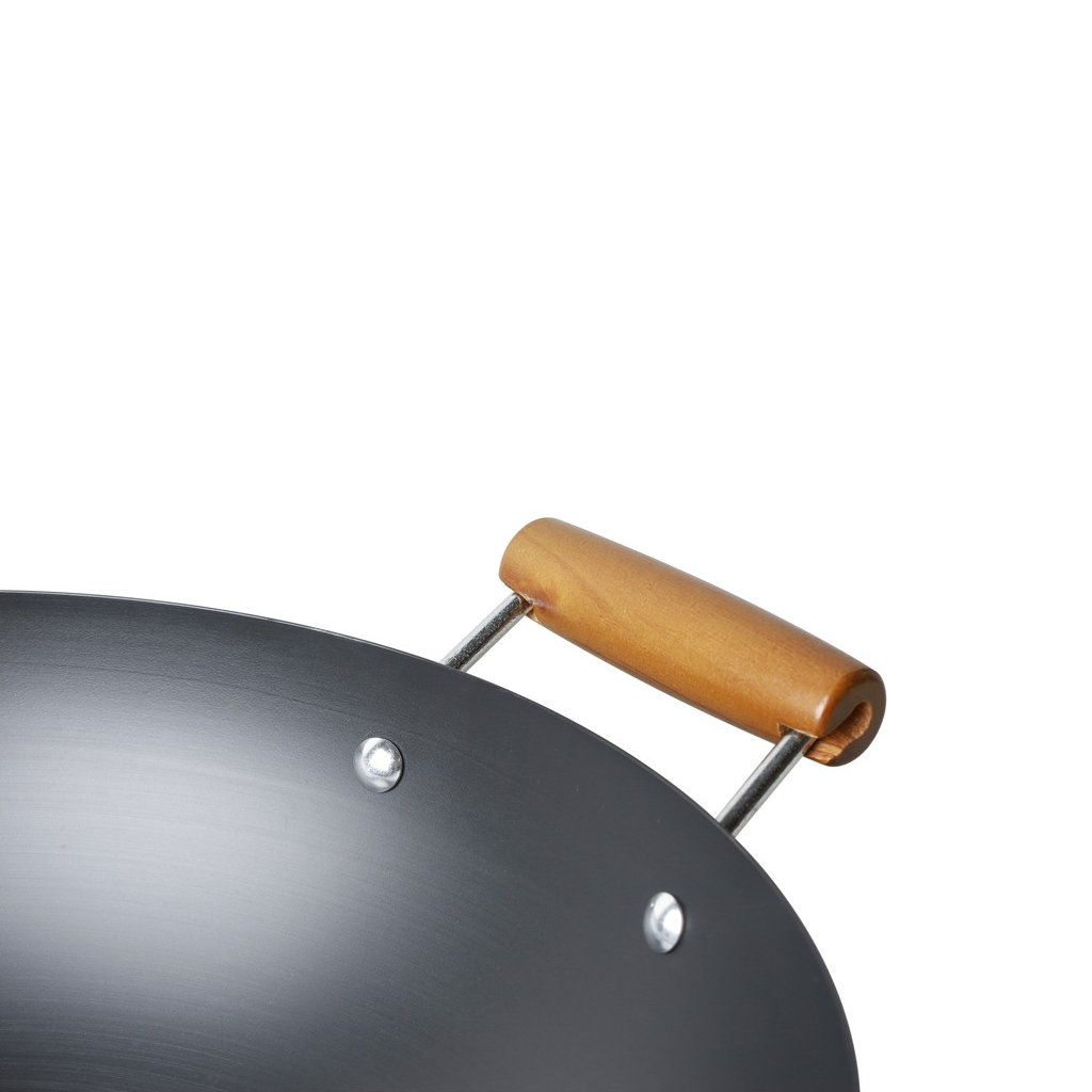 Grill King Asia nitrirani wok z dvema ročajema in ravnim dnom, 36 cm - slika 4