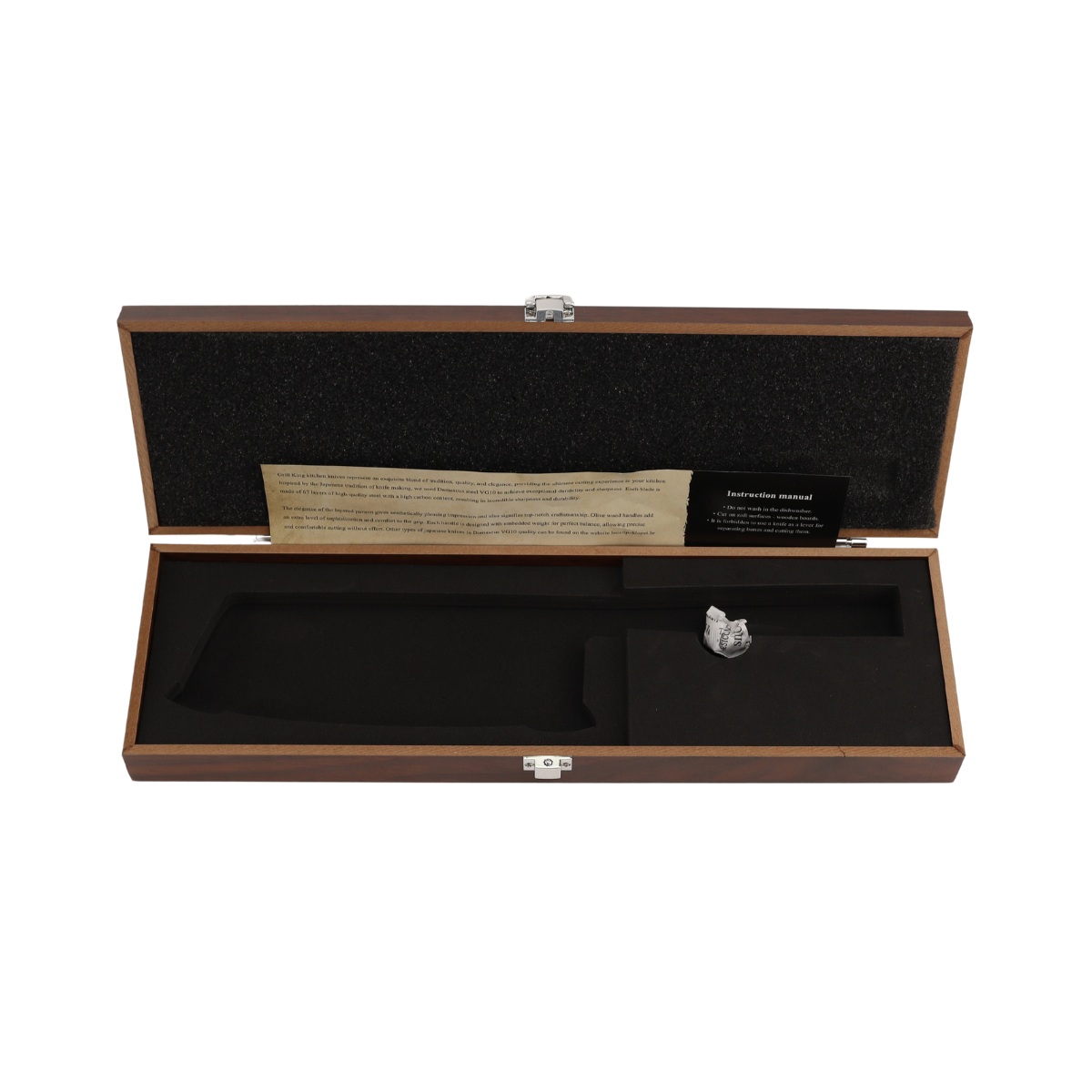 Grill King Damascus azijski nož šefa kuhinje, 18 cm - slika 3