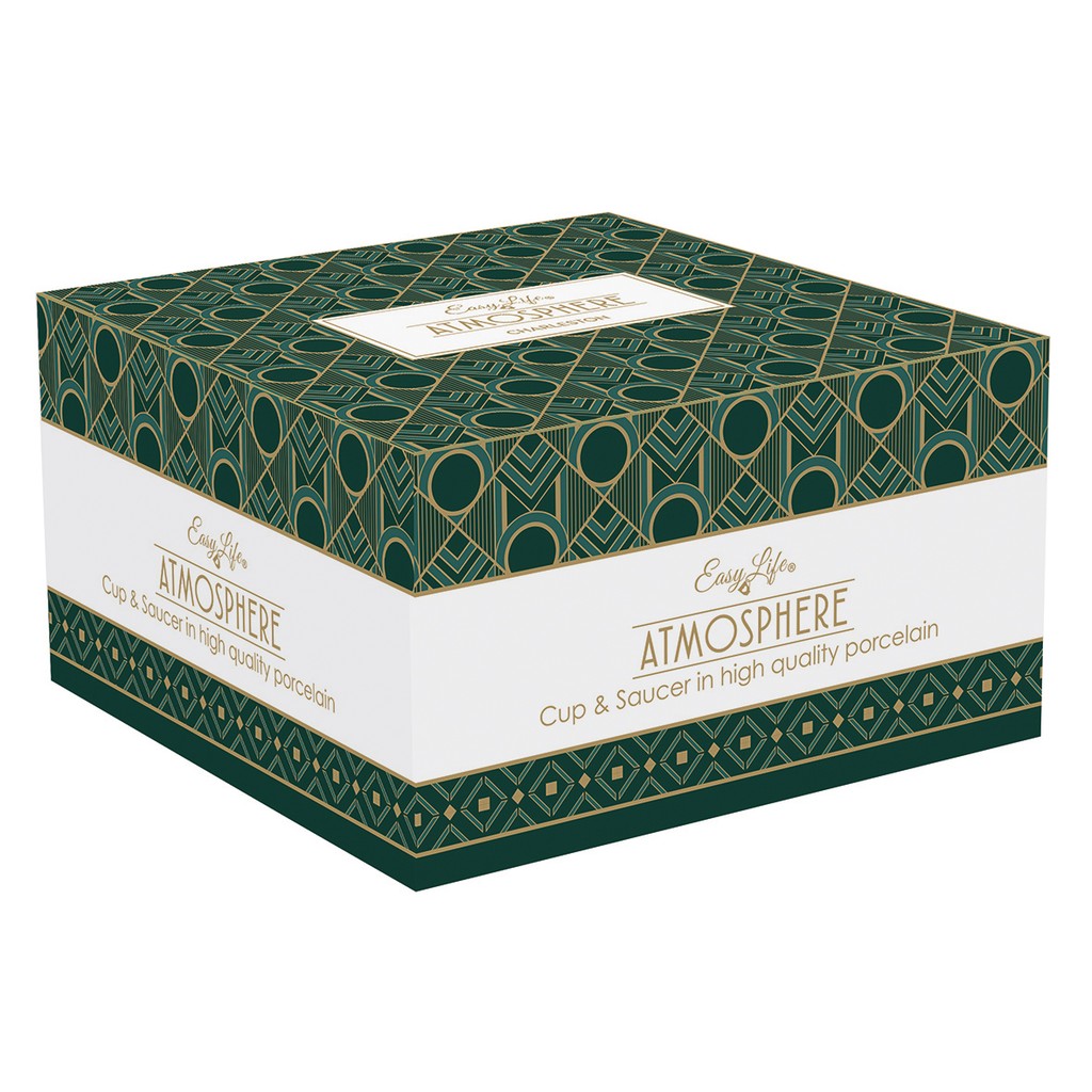 Easy Life Charleston skodelica s krožničkom - slika 2