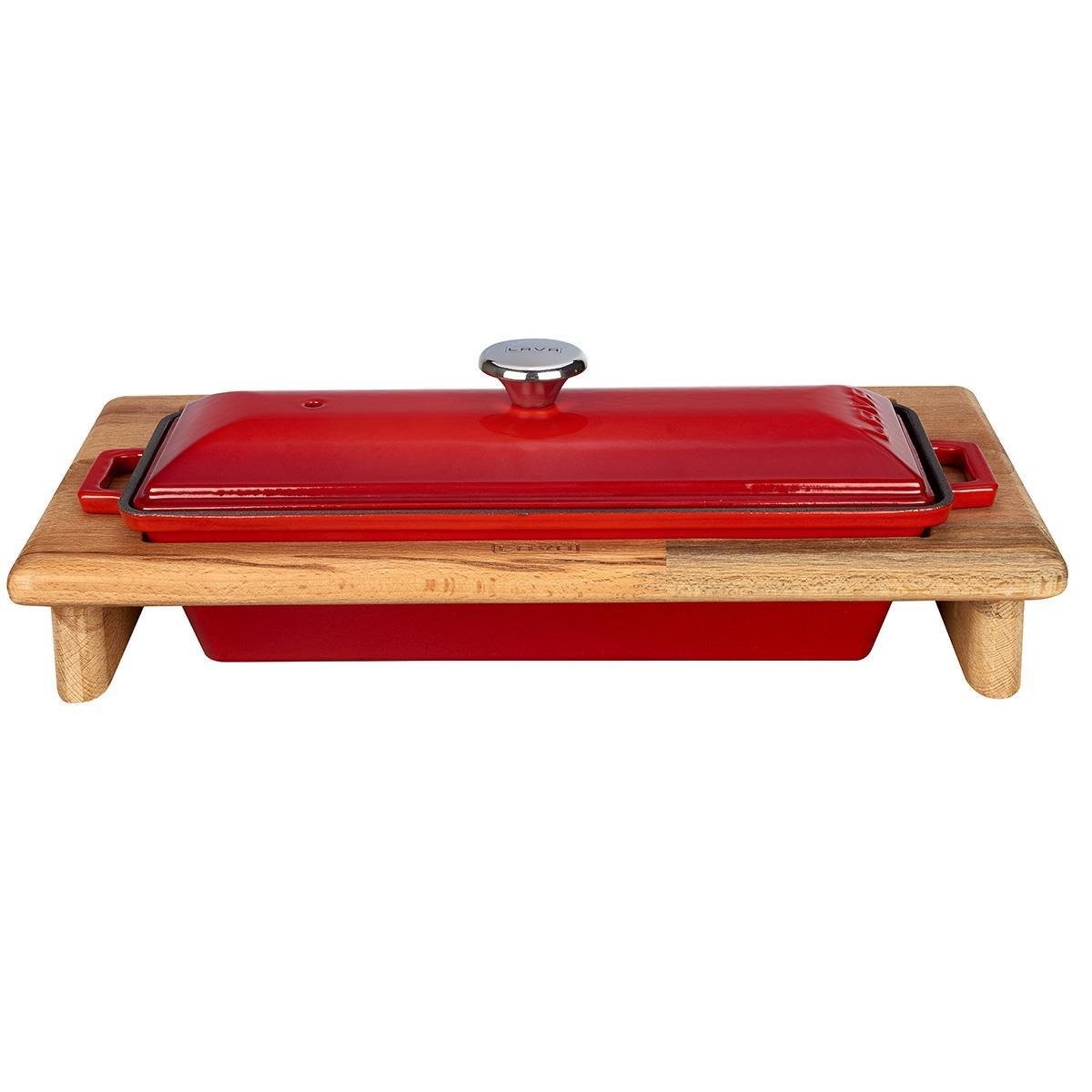 Lava pekač za kruh s stojalom