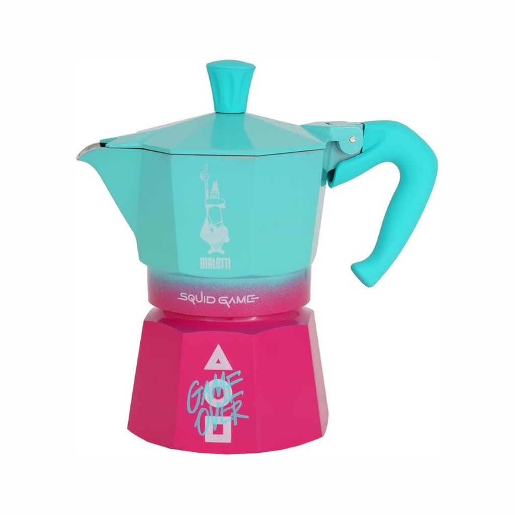 Bialetti Squid Games Moka Express kafetiera, 3 skodelice