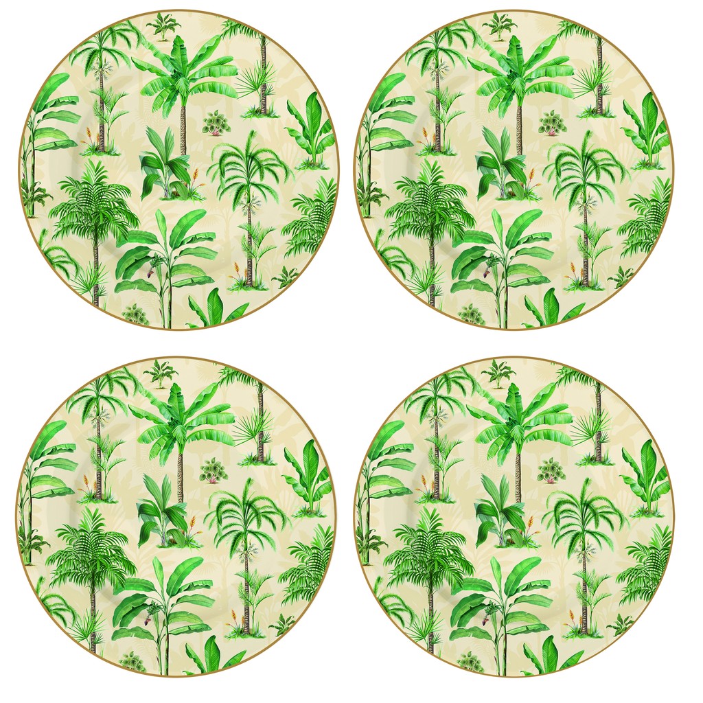 Easy Life Oasis krožnik za sladice, set za 4 osebe