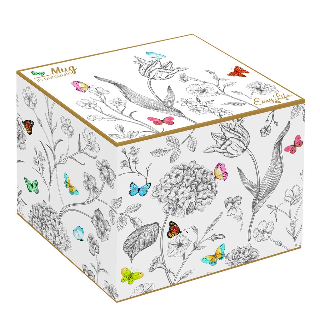 Easy Life Fleurs et Papillons skodelica - slika 2