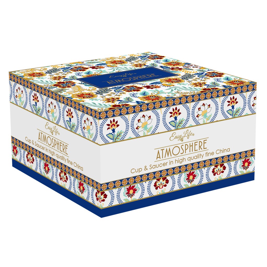 Easy Life Breakfast Paisley Abundance skodelica s krožnikom - slika 2