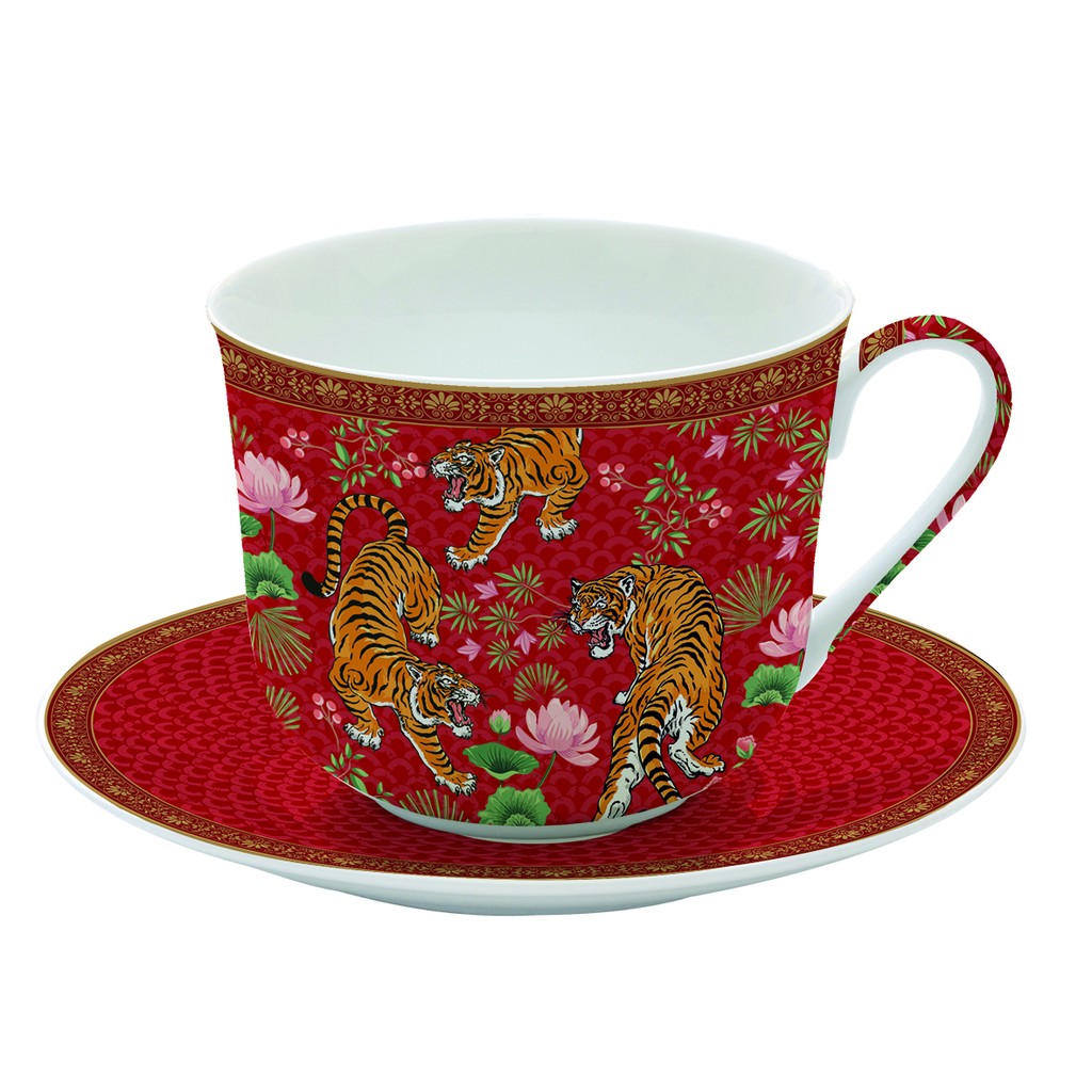 Easy Life Breakfast Bengala skodelica s krožnikom