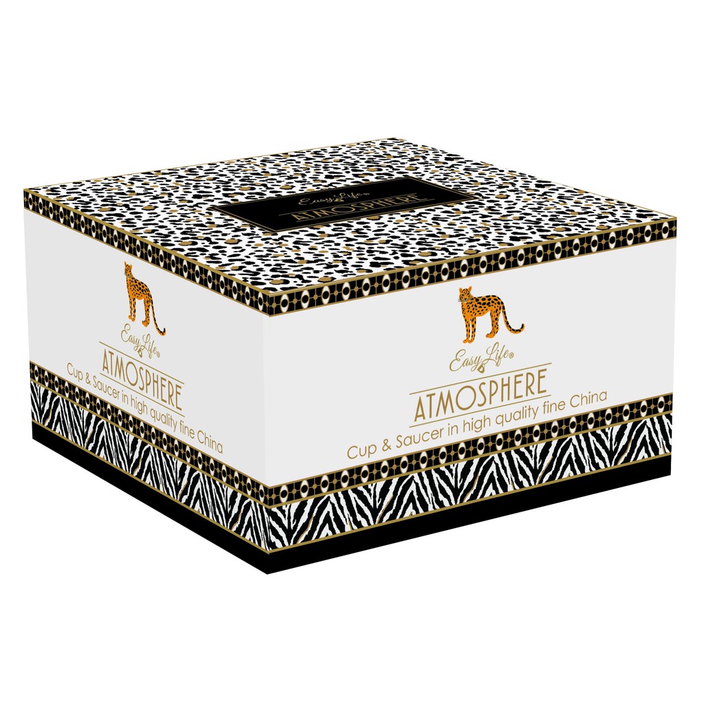 Easy Life Breakfast Savana skodelica s krožnikom - slika 2