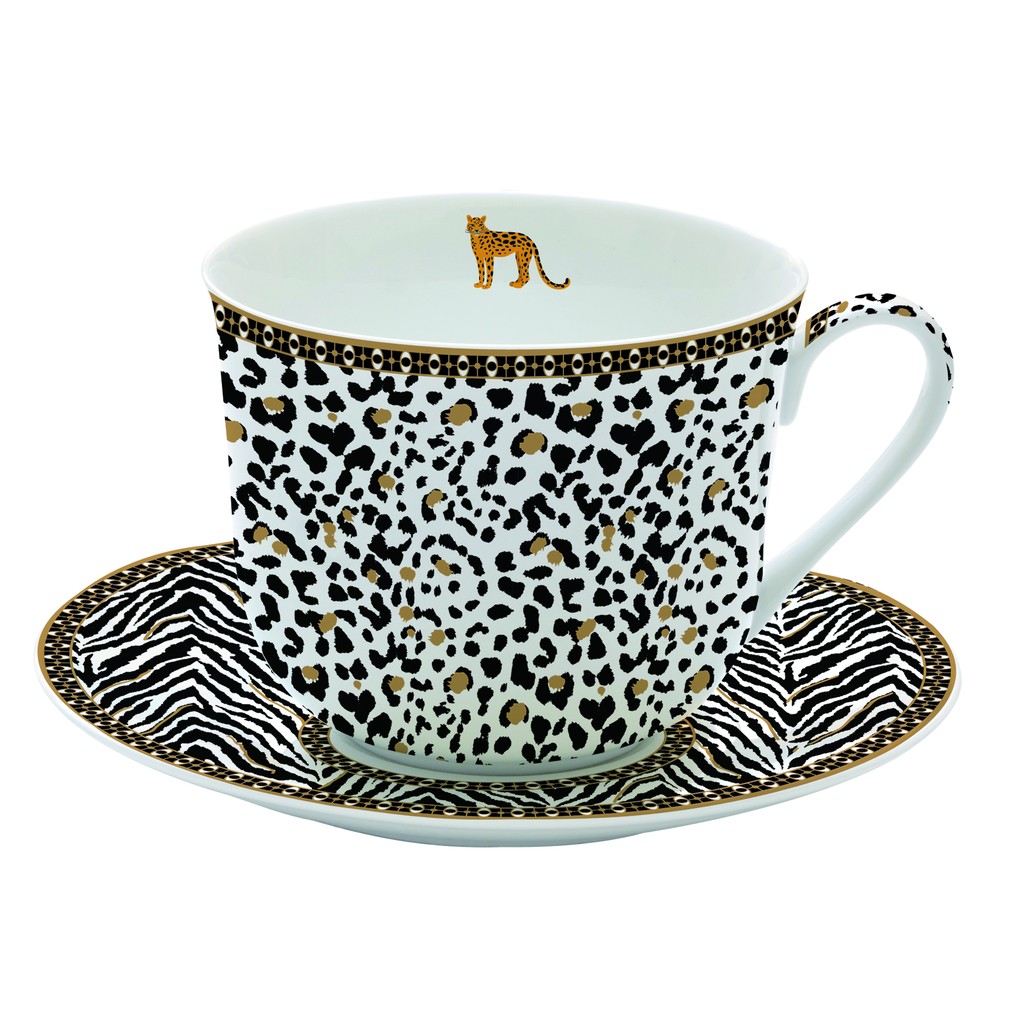 Easy Life Breakfast Savana skodelica s krožnikom