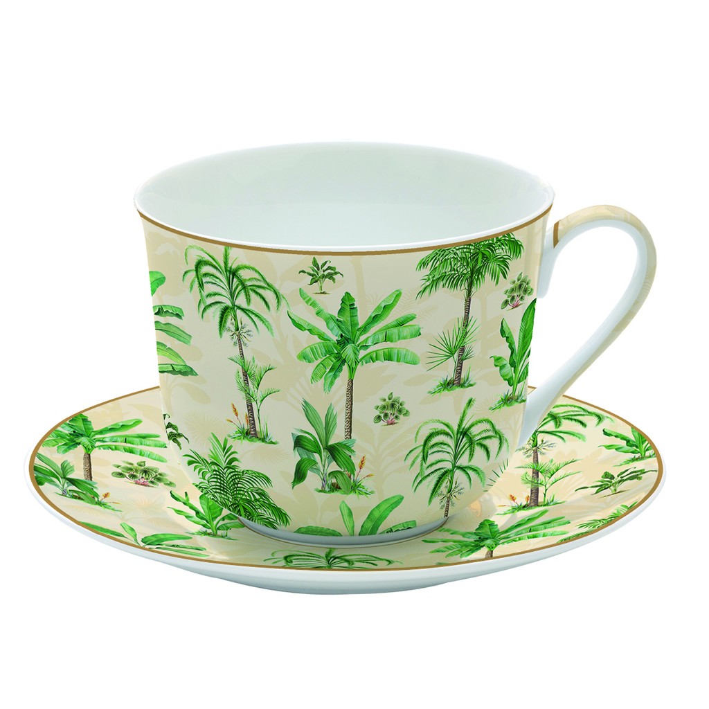 Easy Life Breakfast Oasis skodelica s krožnikom