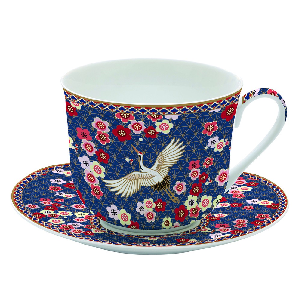 Easy Life Breakfast Okinawa skodelica s krožnikom