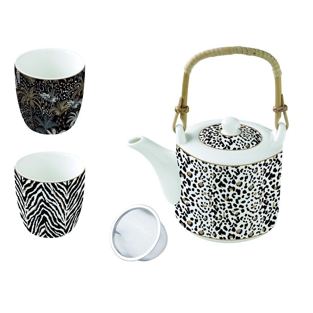 Easy Life Savana čajnik s skodelicama, set za 2 osebe