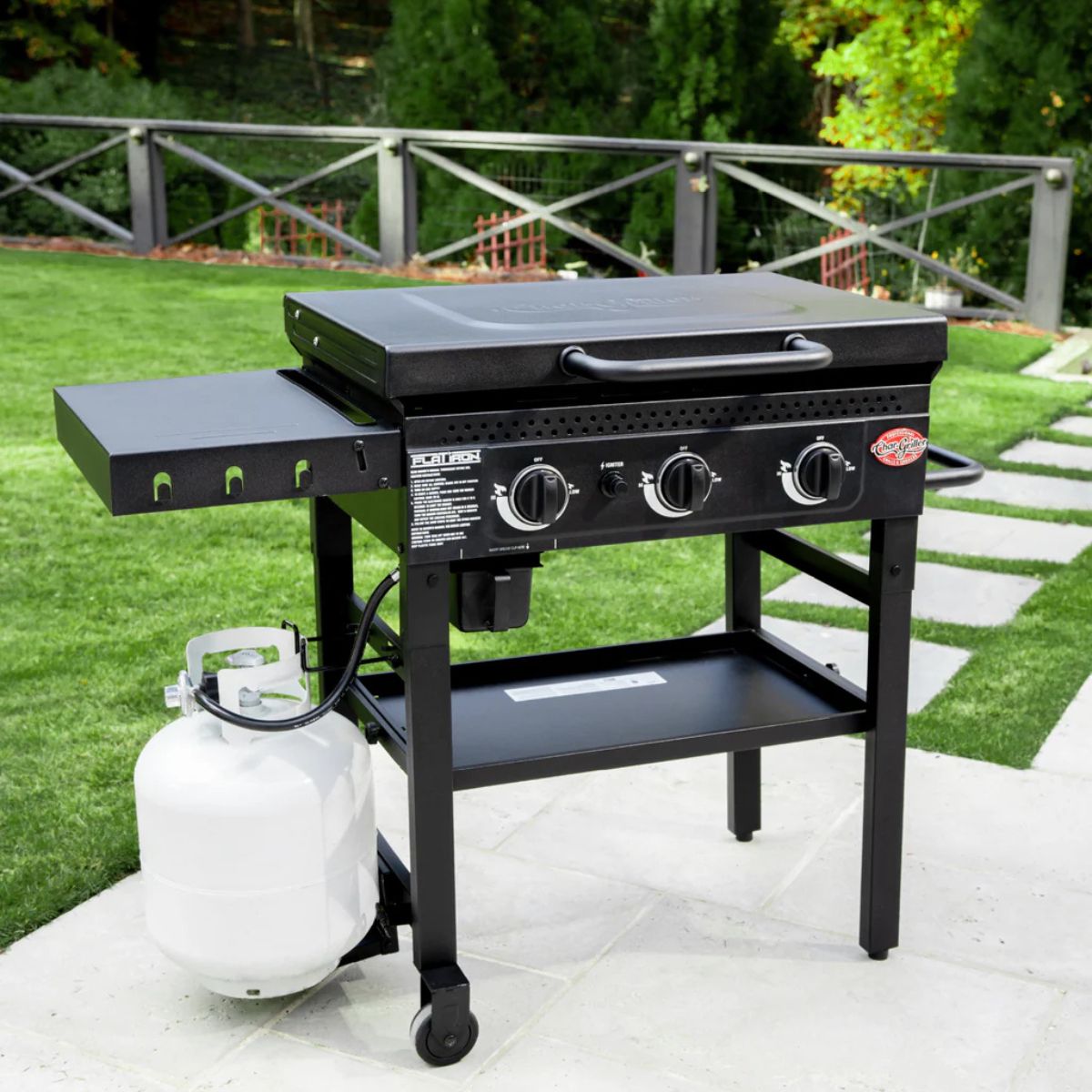 Char-Griller Flatiron plinska plancha z 3 gorilniki - slika 2