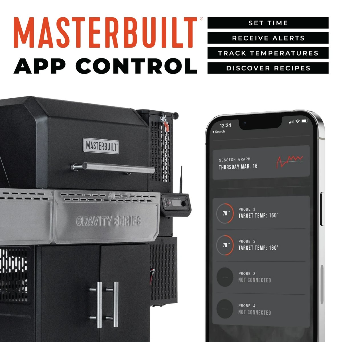 Masterbuilt Gravity Series 1150 digitalni žar na oglje in smoker - slika 3