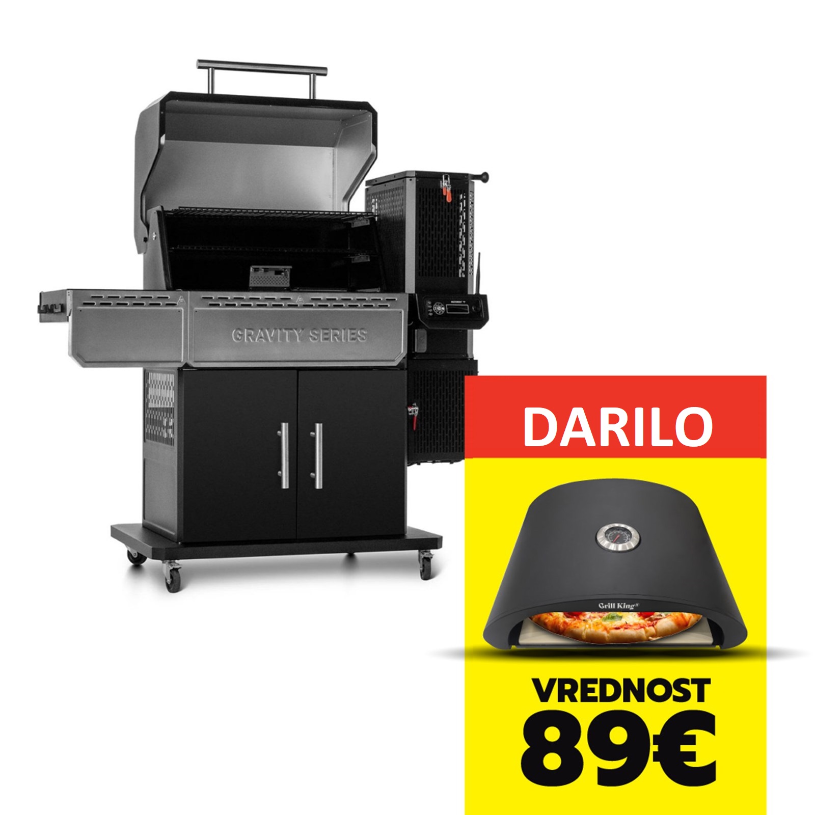 Masterbuilt Gravity Series 1150 digitalni žar na oglje in smoker