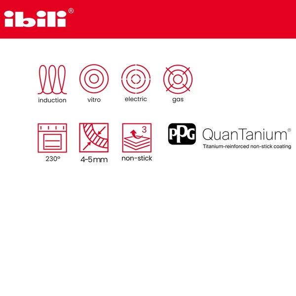 Ibili Quarzo Induction Boost ponev, 28 cm - slika 3