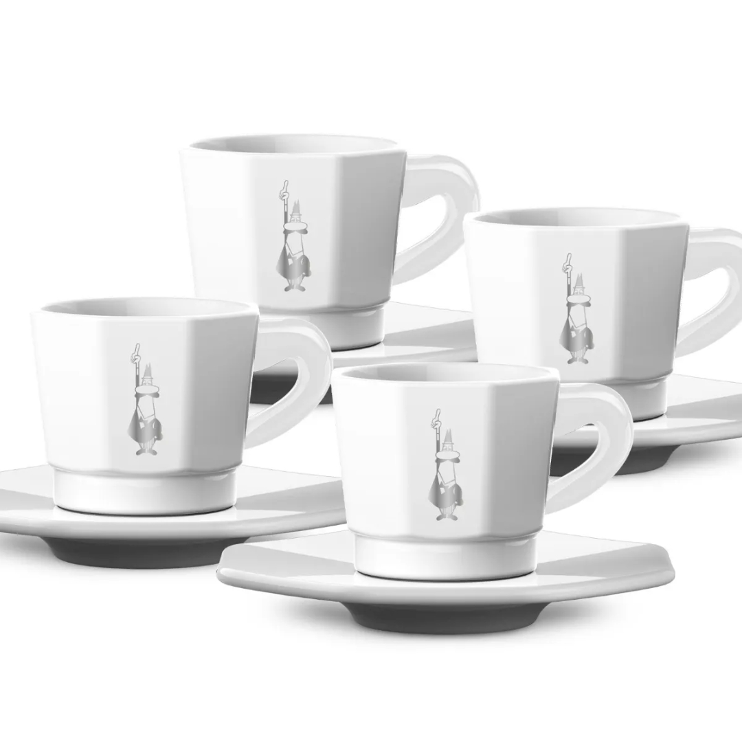 Bialetti Perfetto Moka set 4 skodelice