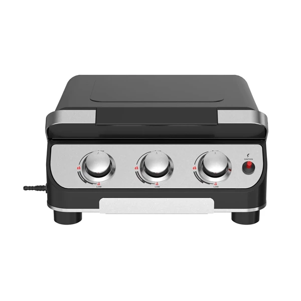 Grill King BBQ plinska plancha s 3 gorilniki+ plinski regulator s cevjo - slika 3