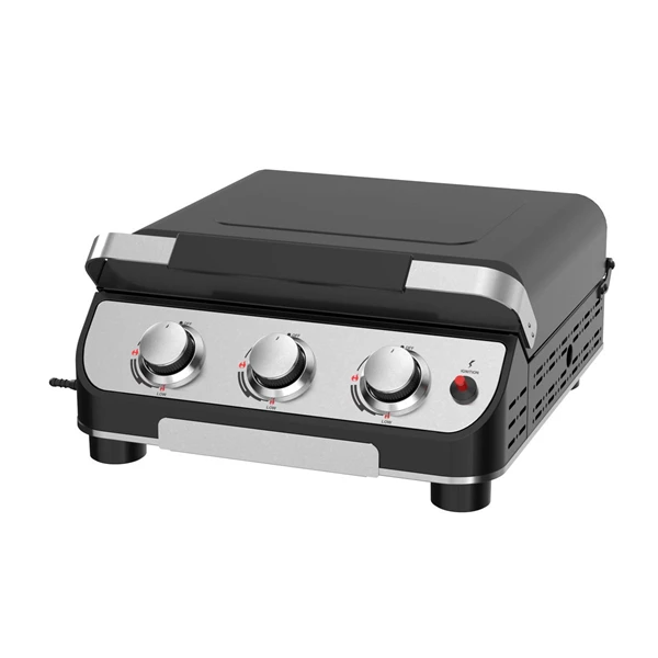 Grill King BBQ plinska plancha s 3 gorilniki+ plinski regulator s cevjo - slika 4