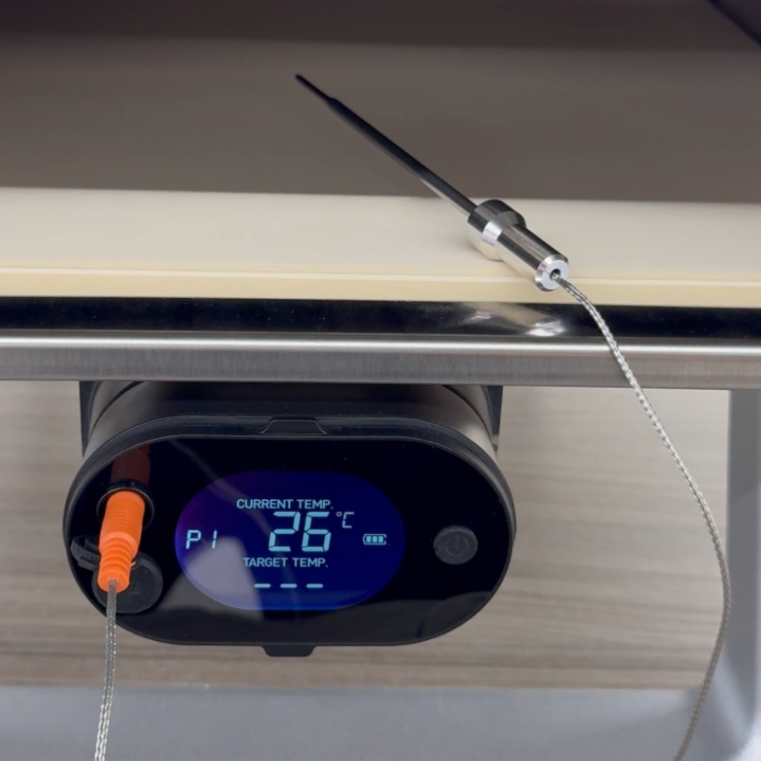 Grill King Pizzaiolo sonda za plinske pizza pečice s termometrom, set 2 kom - slika 3