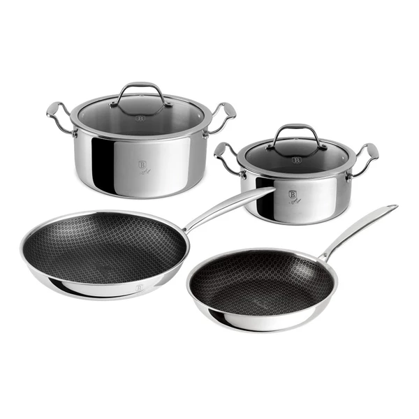 Berlinger Haus Hexagon (3D inox matrica) non-stick 6v1 set posod - slika 2