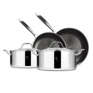 Berlinger Haus Hexagon (3D inox matrica) non-stick 6v1 set posod