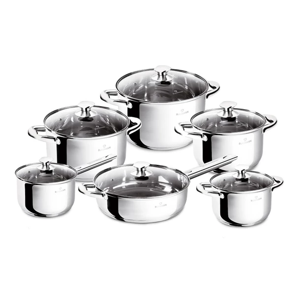 Berlinger Haus Blaumann Gourmet 12v1 set inox posod