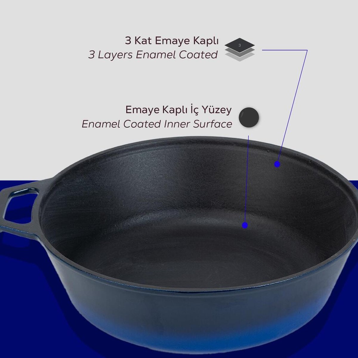 Lava globoka kombinirana ponev - slika 6