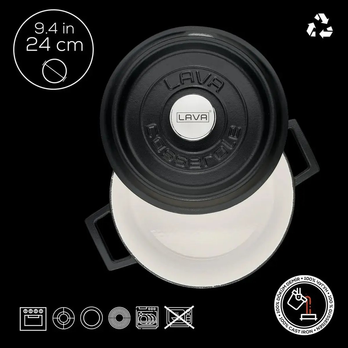 Lava okrogli Dutch oven - slika 4