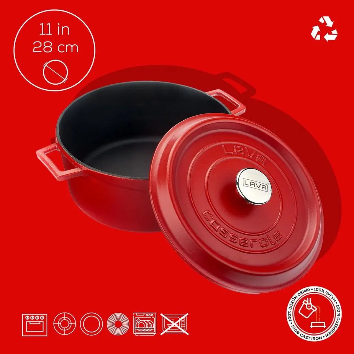 Lava okrogli Dutch oven - slika 4