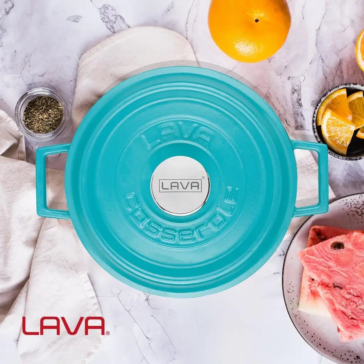 Lava okrogli nizki Dutch oven - slika 7