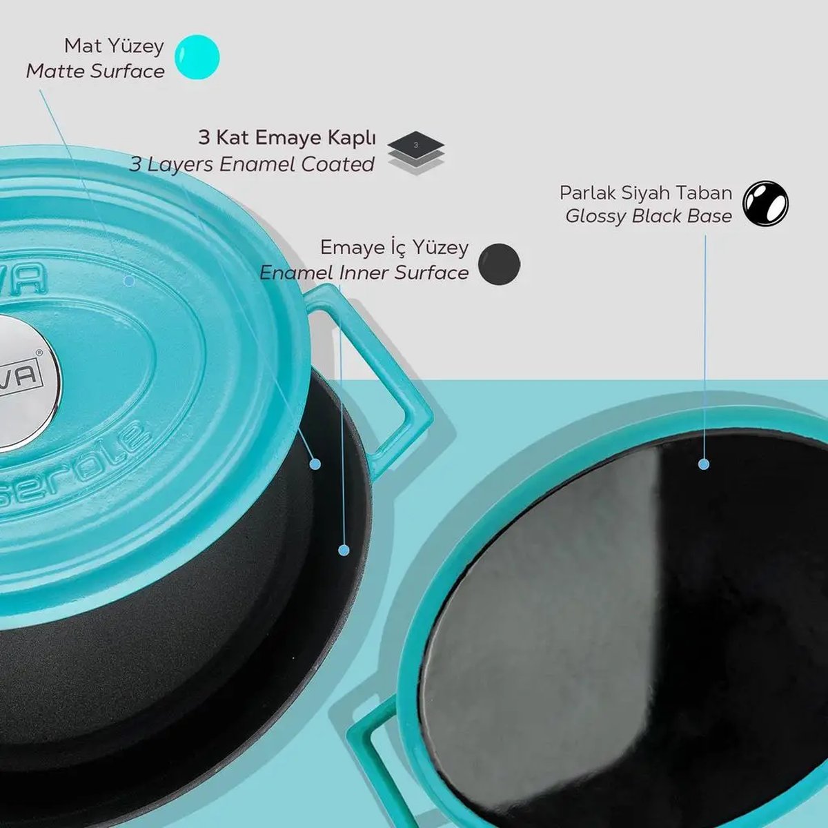 Lava ovalni Dutch oven - slika 6