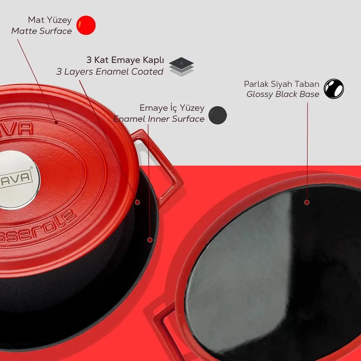 Lava ovalni Dutch oven - slika 6