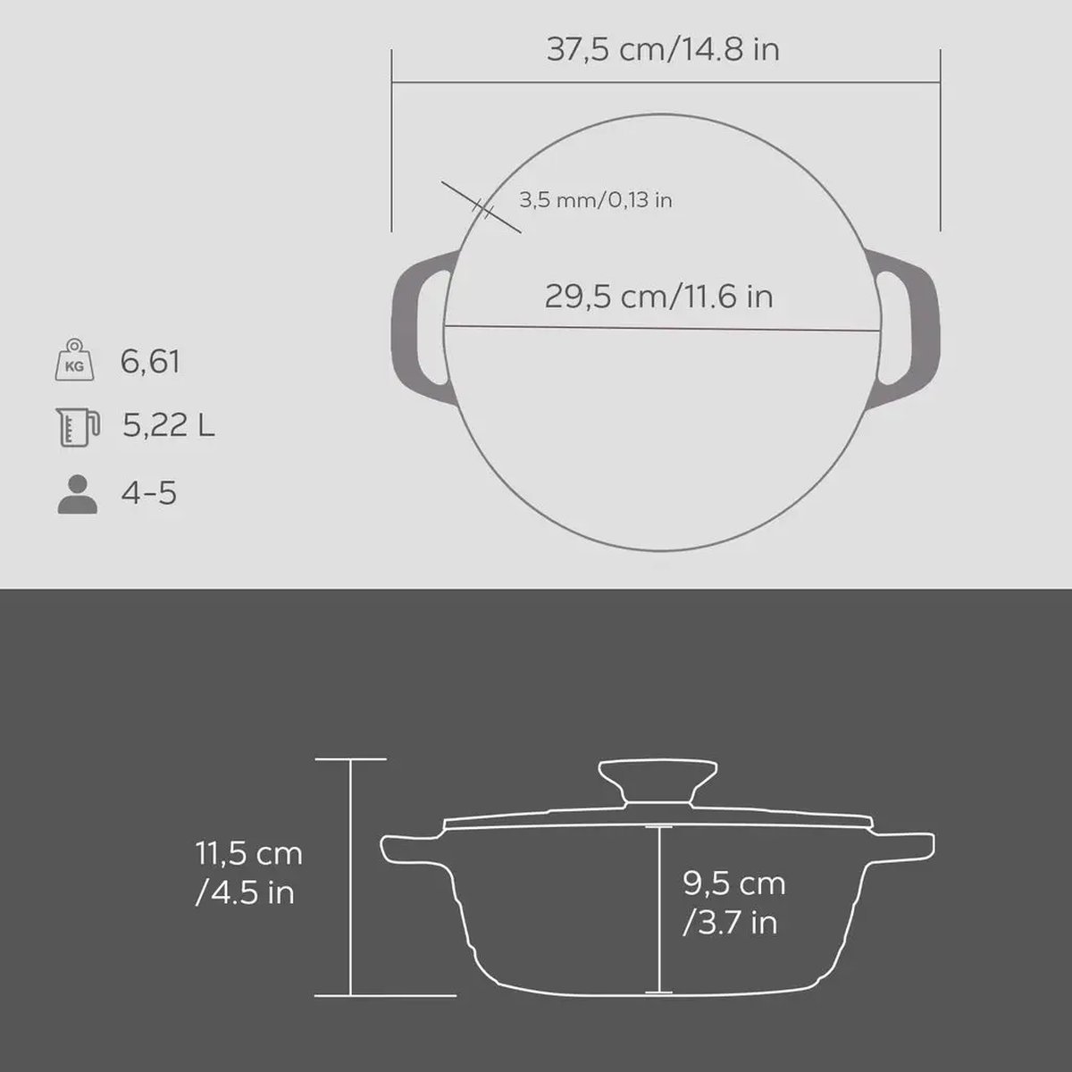 Lava Experience okrogli Dutch oven - slika 5